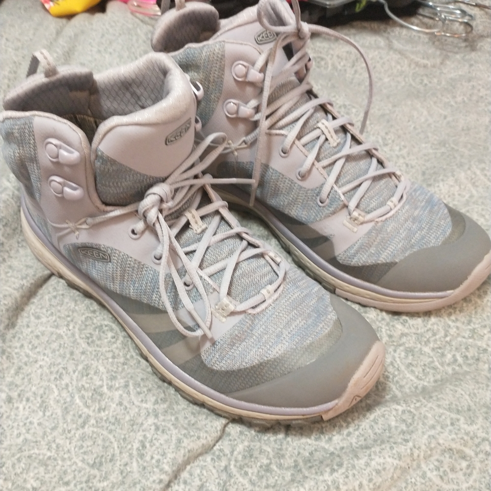 Keen Hightop Hiking Waterproof Sneakers Lavender Size 10.5